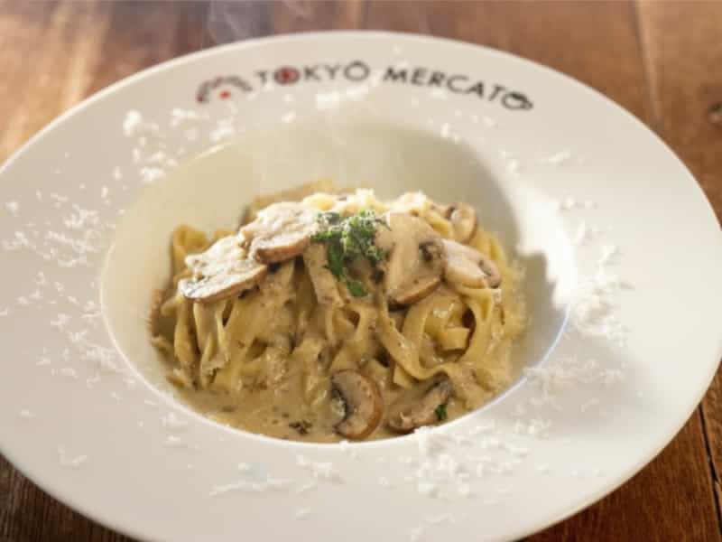 ポルチーニ香る フェットチーネ