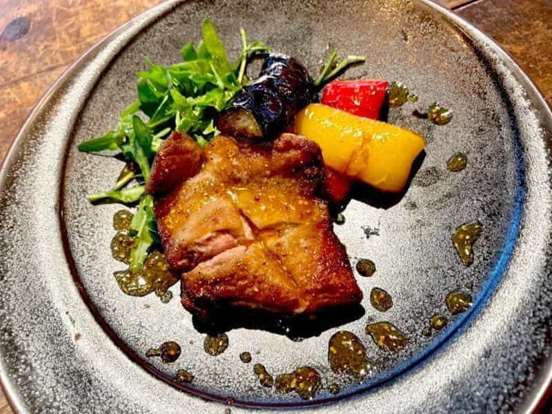 鴨のロースト 地中海オレンジの香りを添えて