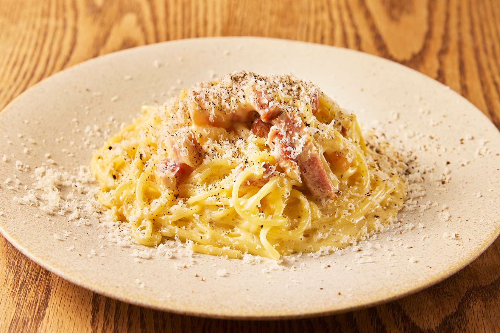 生パスタ タリアテッレ カルボナーラ