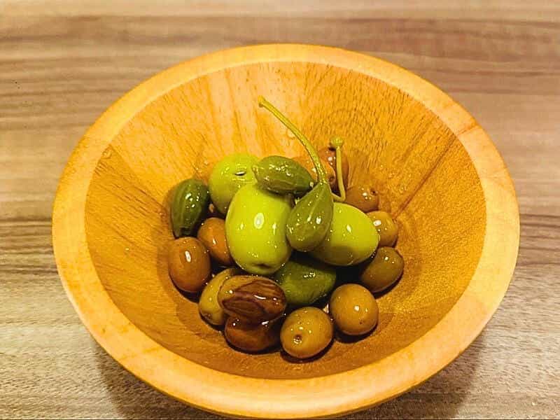 イタリア産オリーブのマリネ