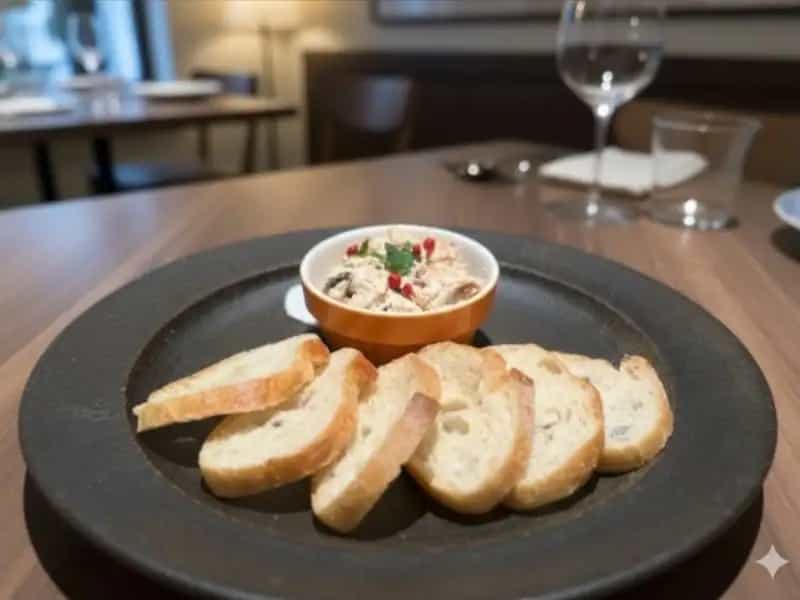 和の旨味とイタリアの香り ~佃煮とチーズのクロスティーニ~