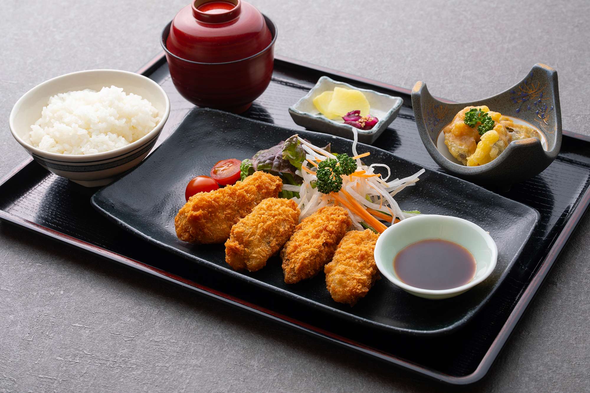 カキフライ定食