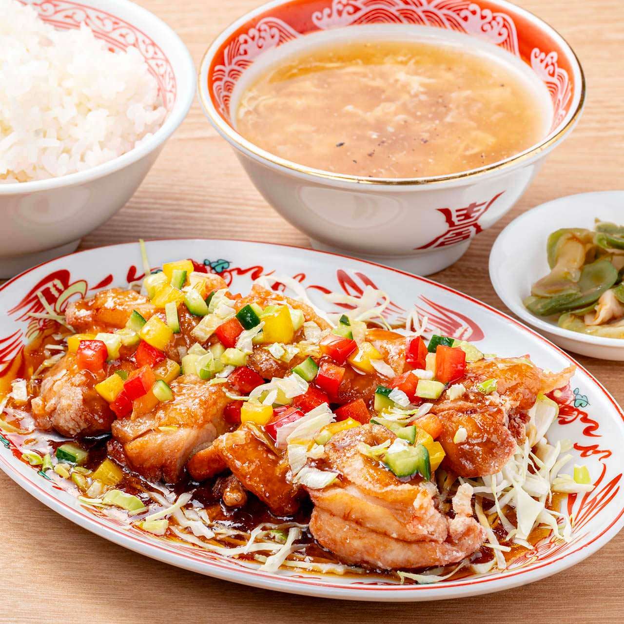 油淋鶏定食