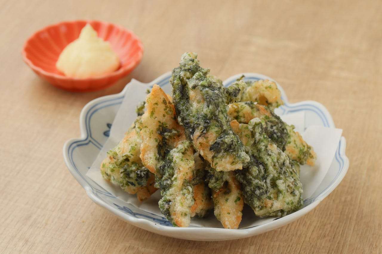 炸竹輪配海藻
