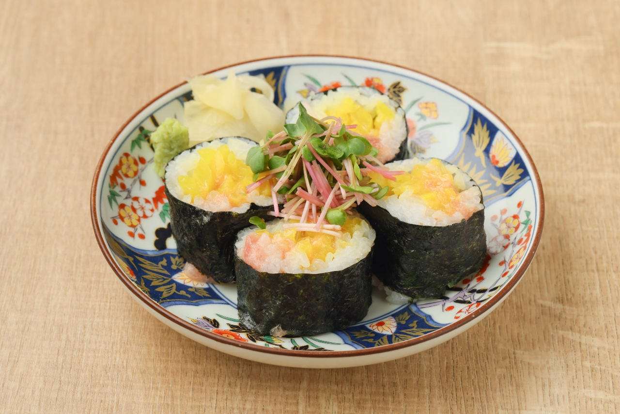 鮪魚和肥鮪魚捲