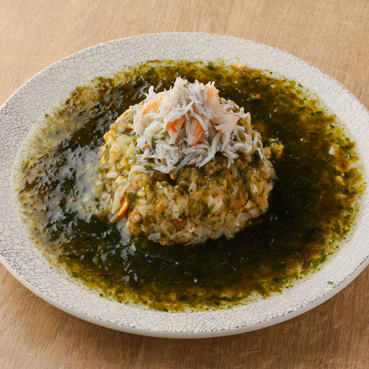 青さあんかけしらすチャーハン