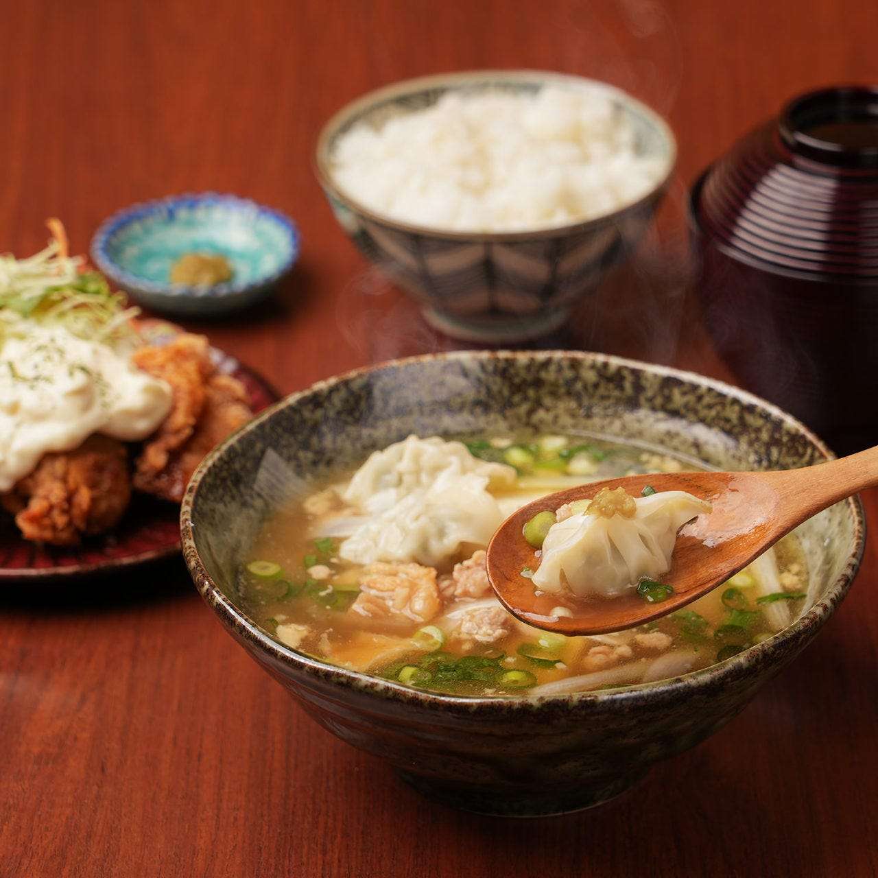 鳥吸いとチキン南蛮定食　