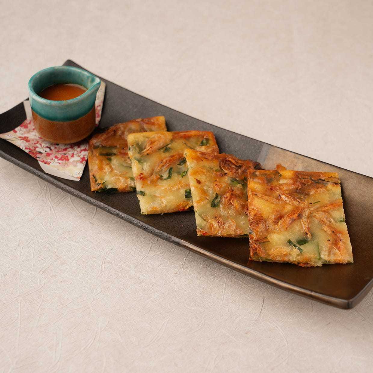 桜海老の蝦醤チヂミ