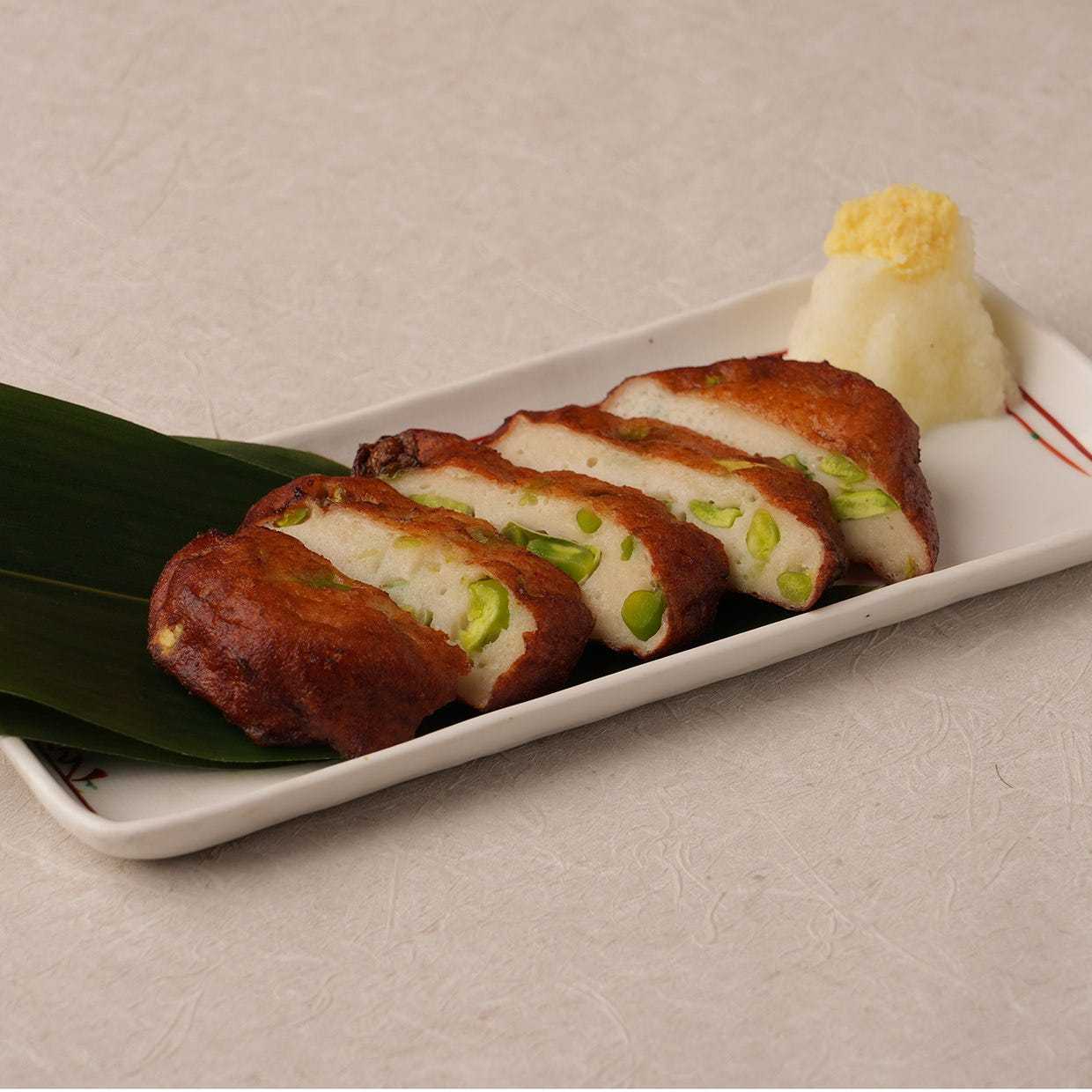 そら豆のさつま揚げ