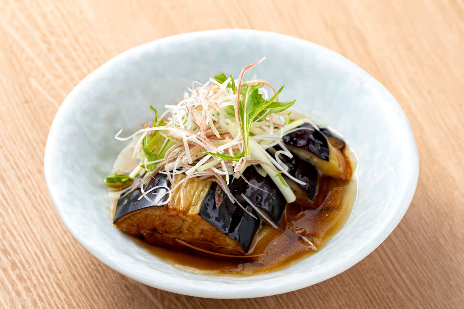 加茂茄子と香味野菜　煮びたし
