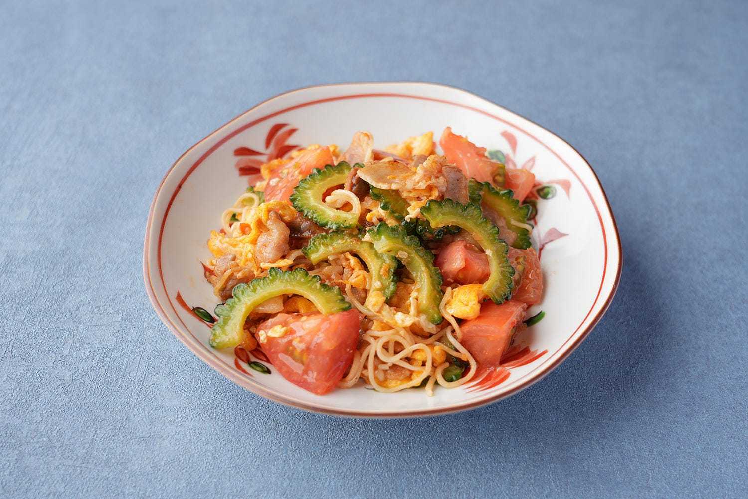 トマトそうめんチャンプル