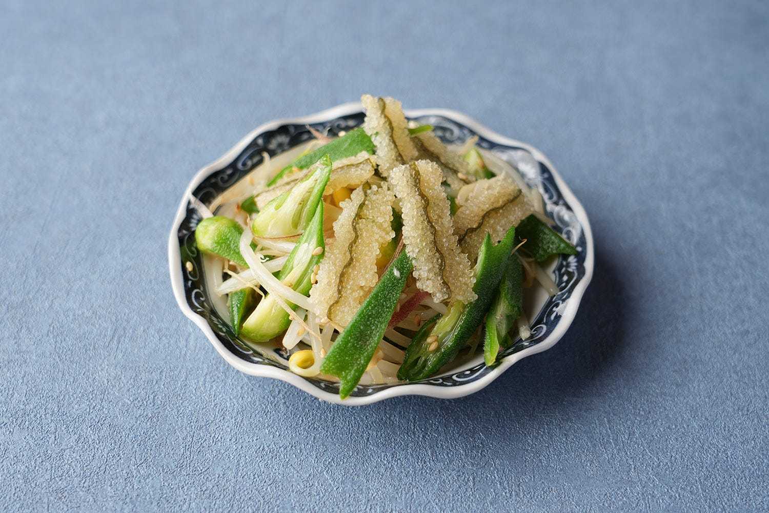 オクラと子持ち昆布のナムル