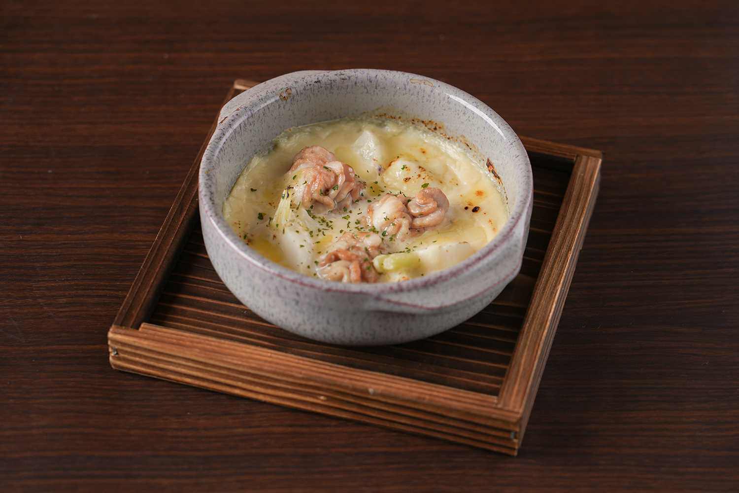 白子と蕪のチーズ焼き　　　　　968円