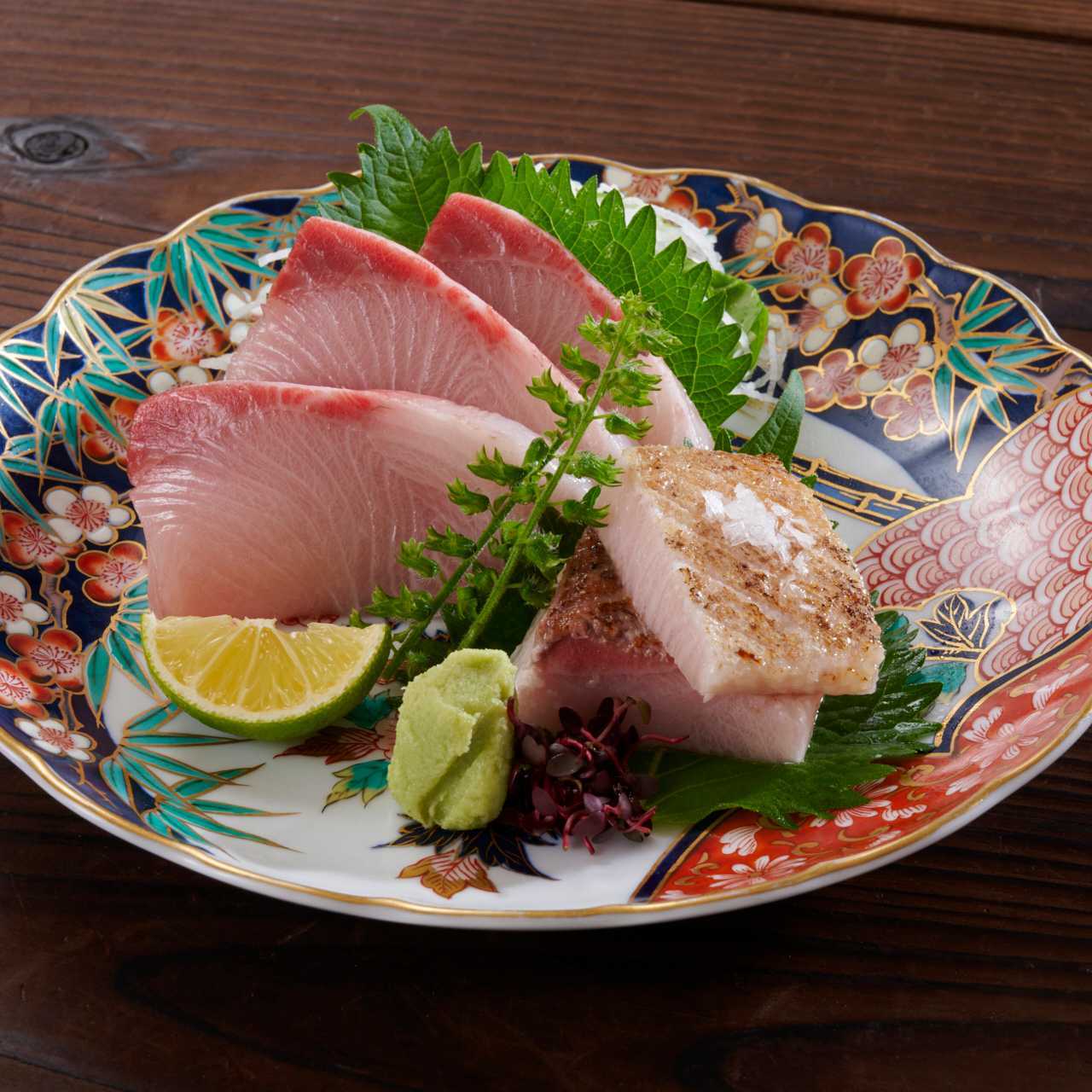 鰤造り　～刺身・焼き��霜造り～