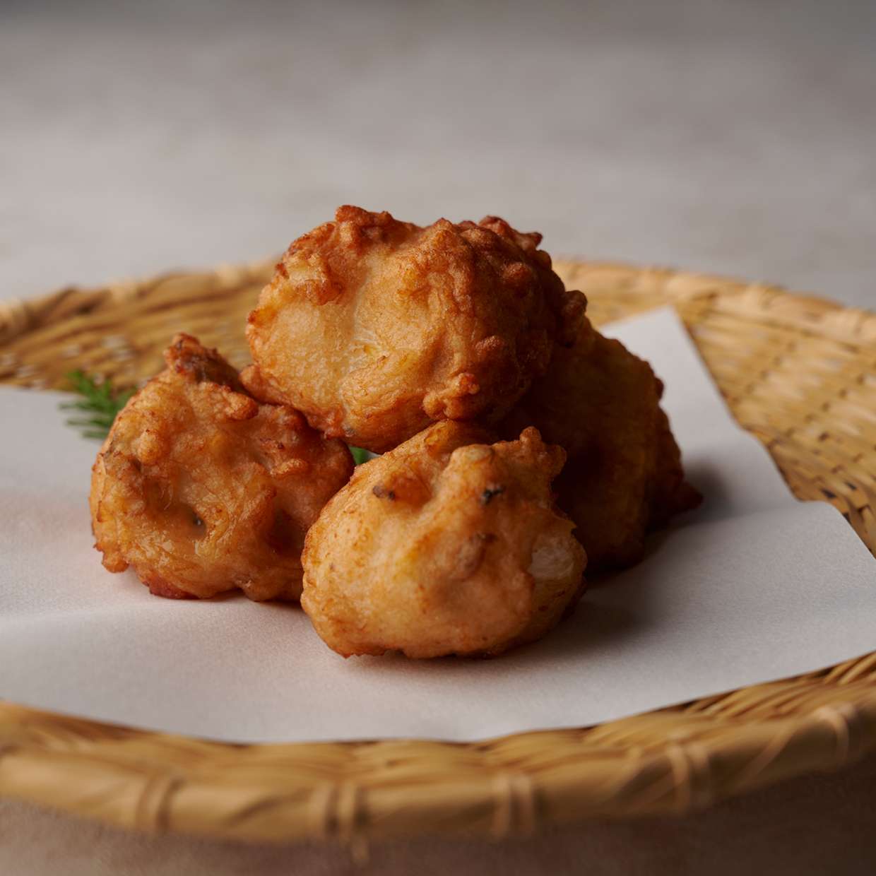 新生姜と浅蜊しぐれ煮のちぎり揚げ