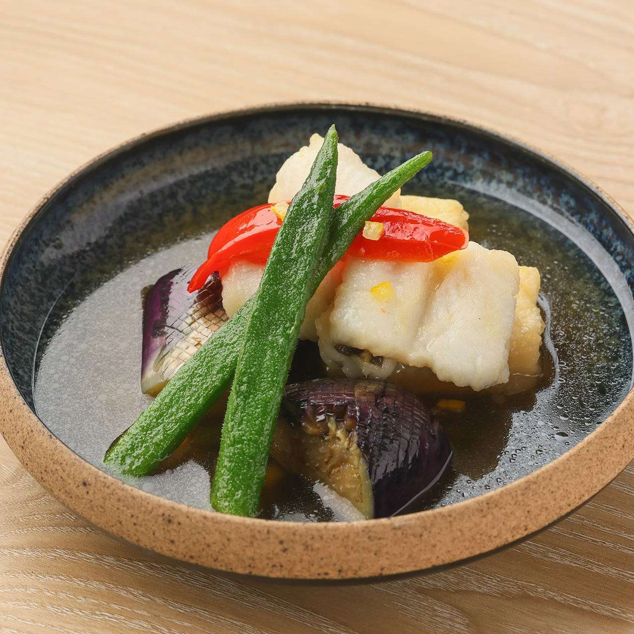 星鰻夏季蔬菜炸豆腐