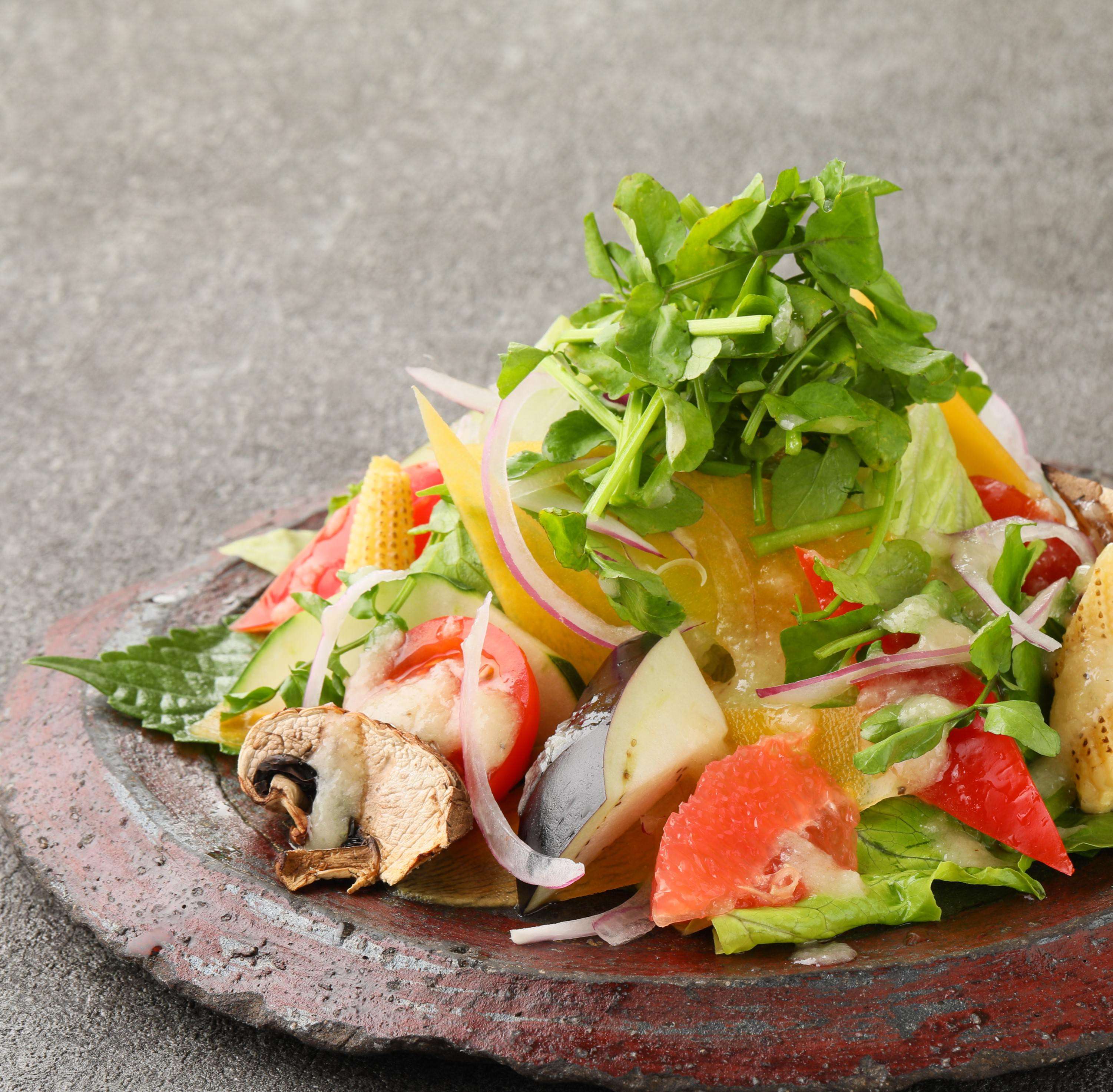 12種野菜の�サラダ　玉葱ドレッシング