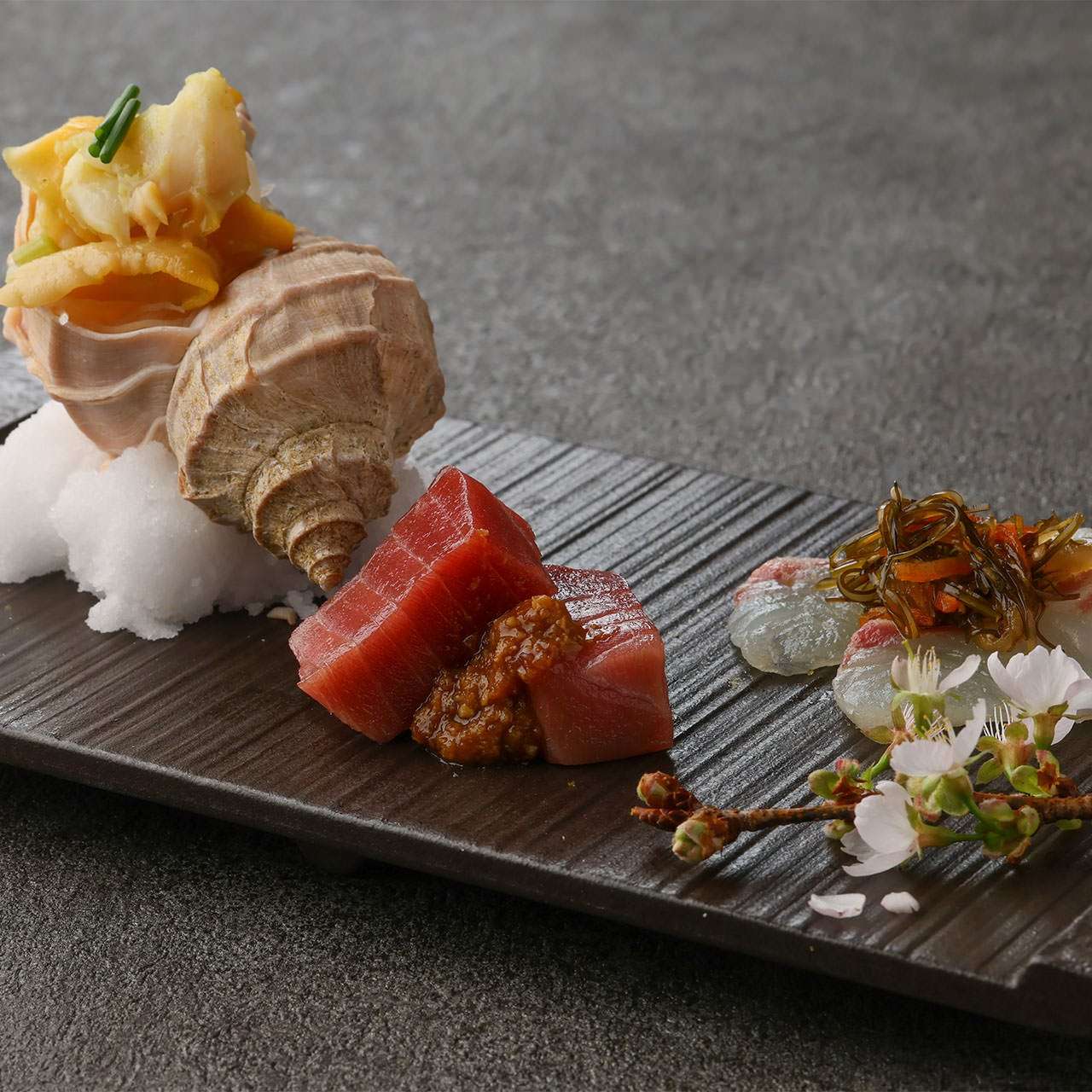 お造り三種盛り合わせ