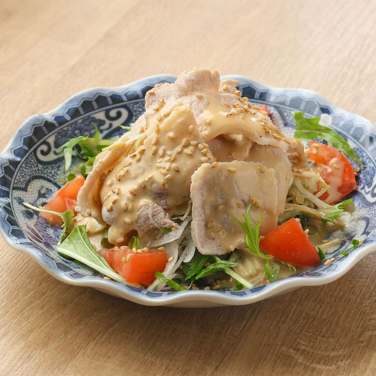 豚の冷しゃぶサラダ