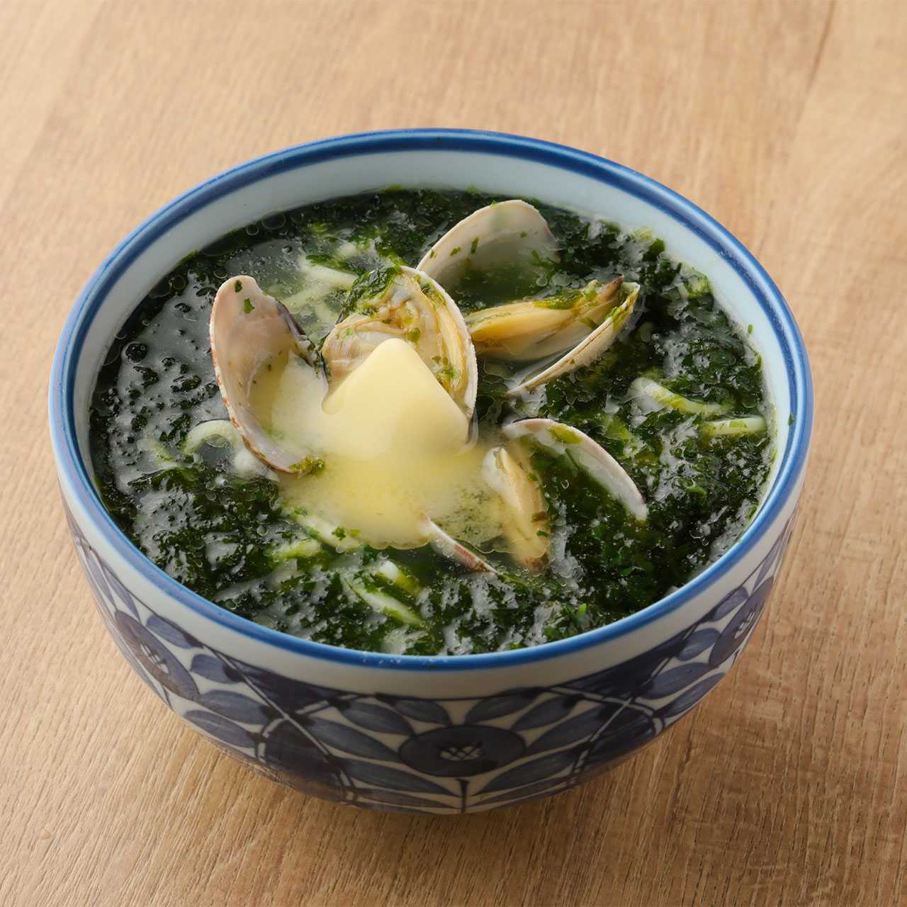 青さとあさりの塩バターラーメン