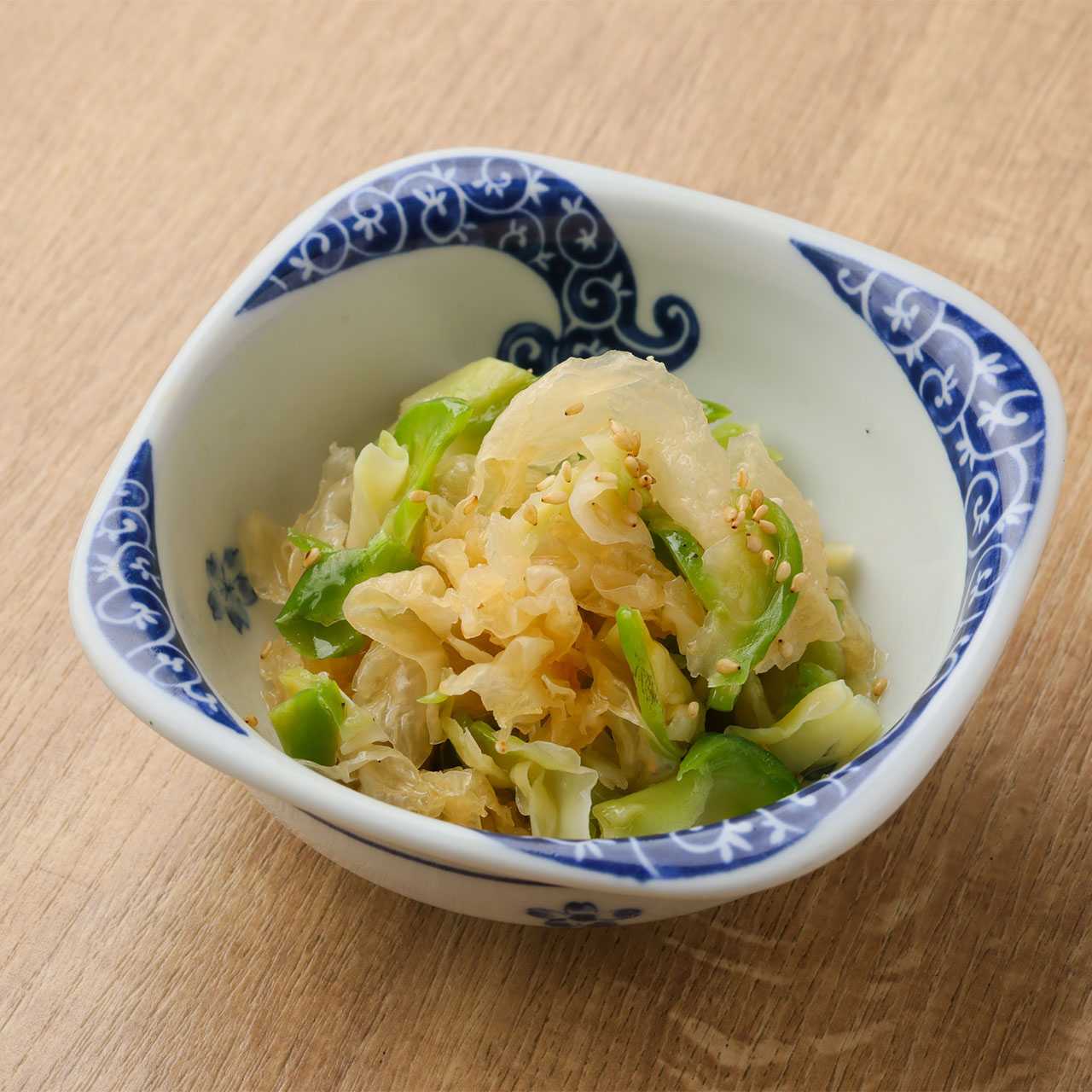 ザーサイと白キクラゲのナムル