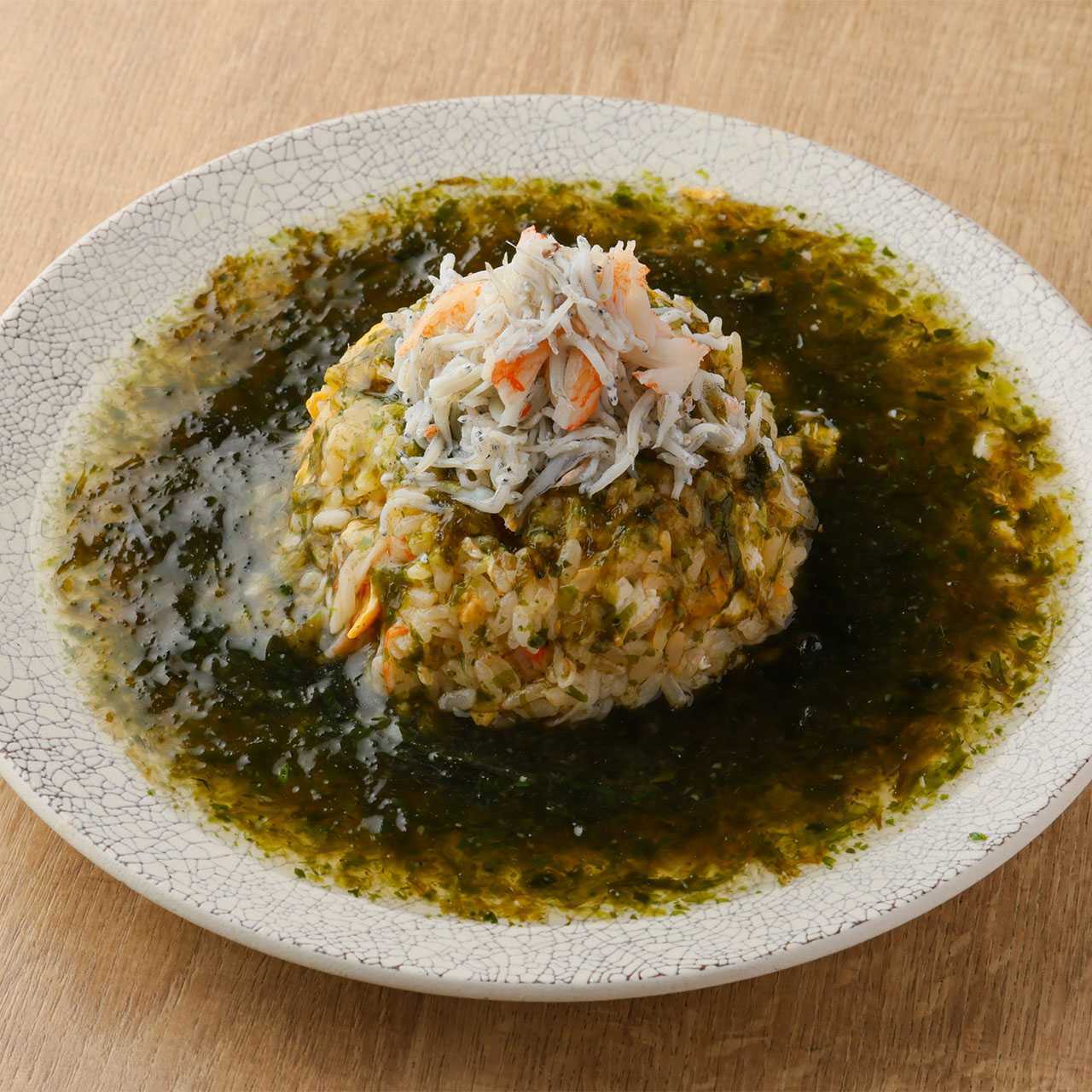 青さあんかけしらすチャーハン