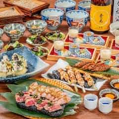 【厳選】『鴨ロースと本マグロの溶岩焼き』『鴨生つくねの黄身ダレ』『季節のおばんざい』を3時間愉しむ宴