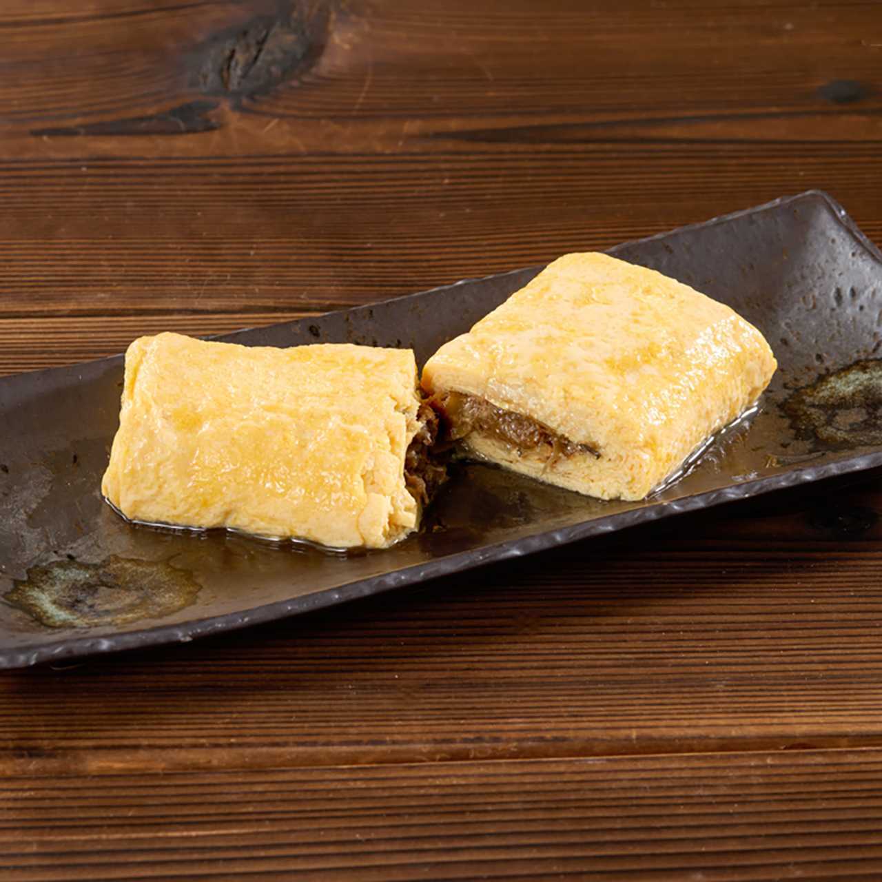 Top quality maitake mushroom and beef tendon omelet