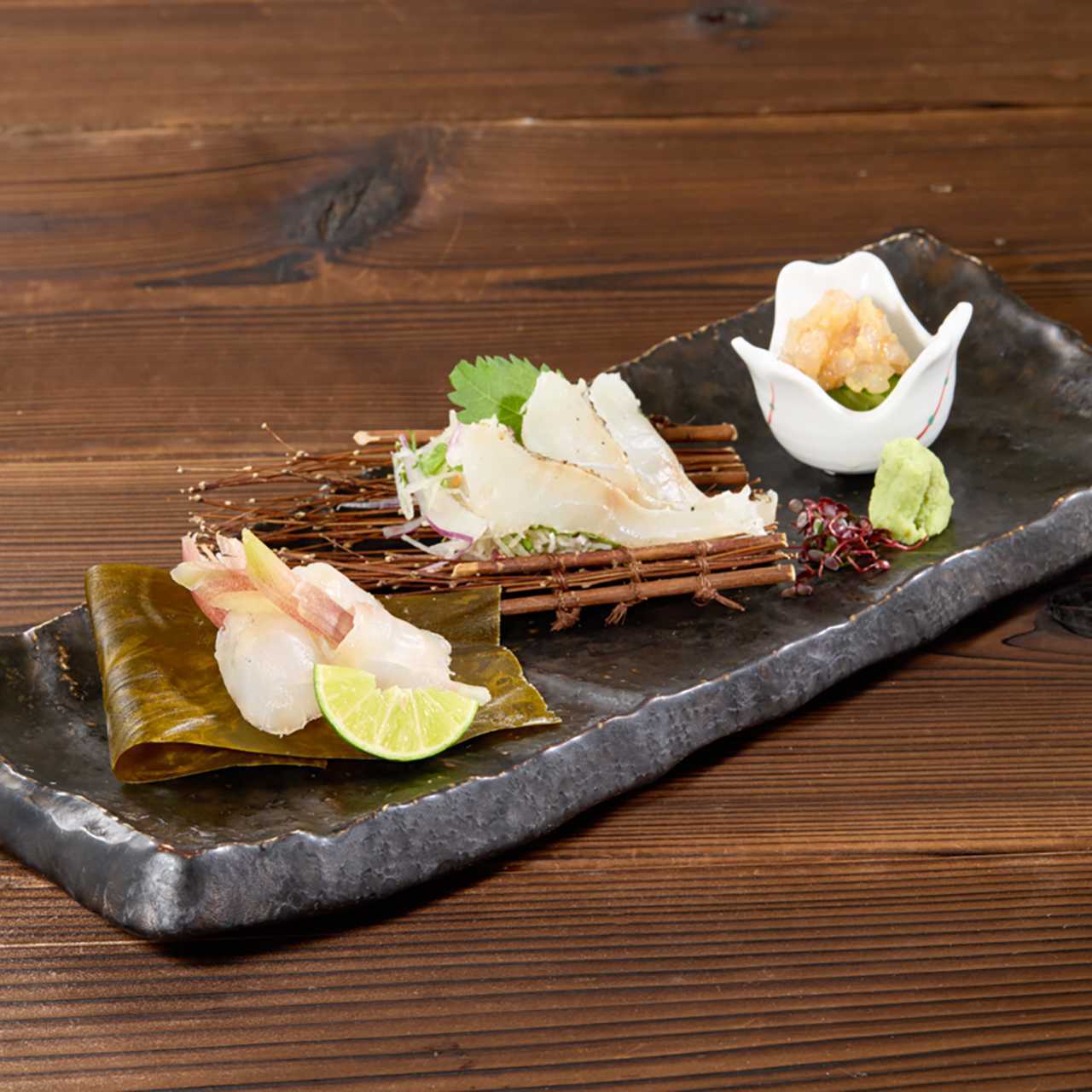 Assortment of three kinds of tilefish