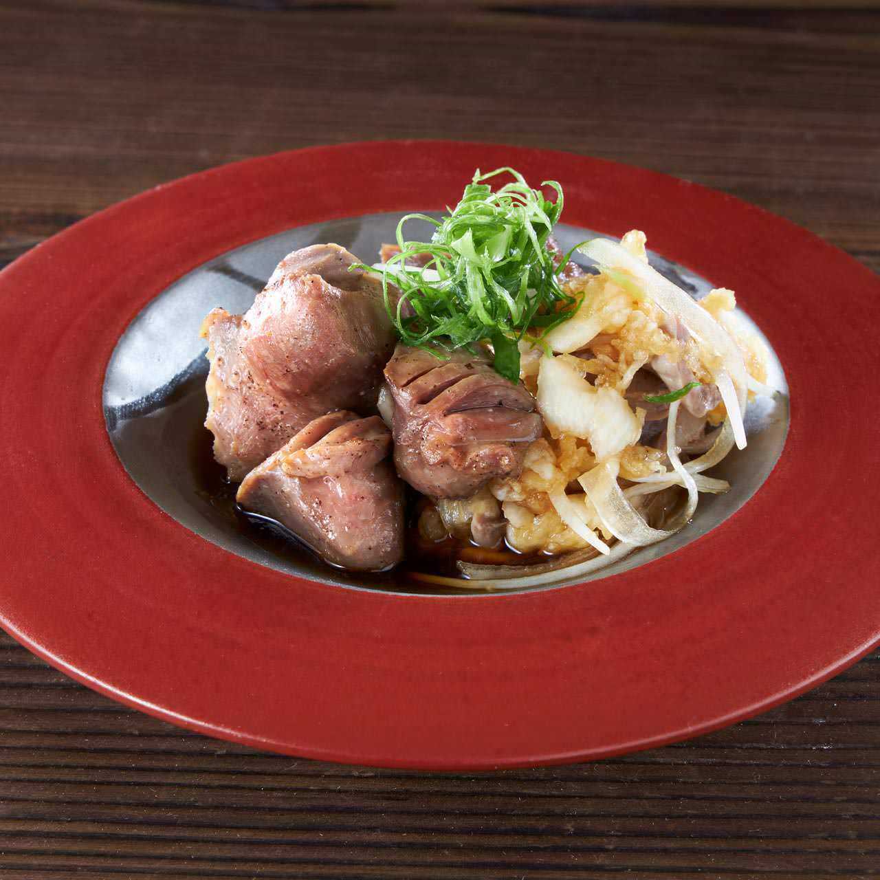 Gizzard with grated yuzu pepper and ponzu sauce