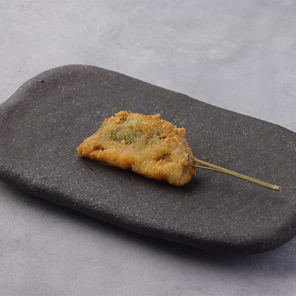 Lotus root, perilla and cod roe