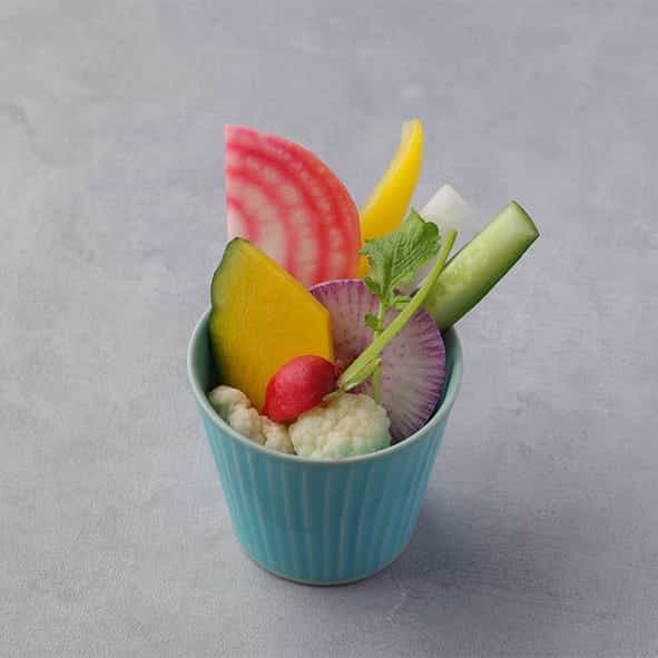 Add vegetable sticks