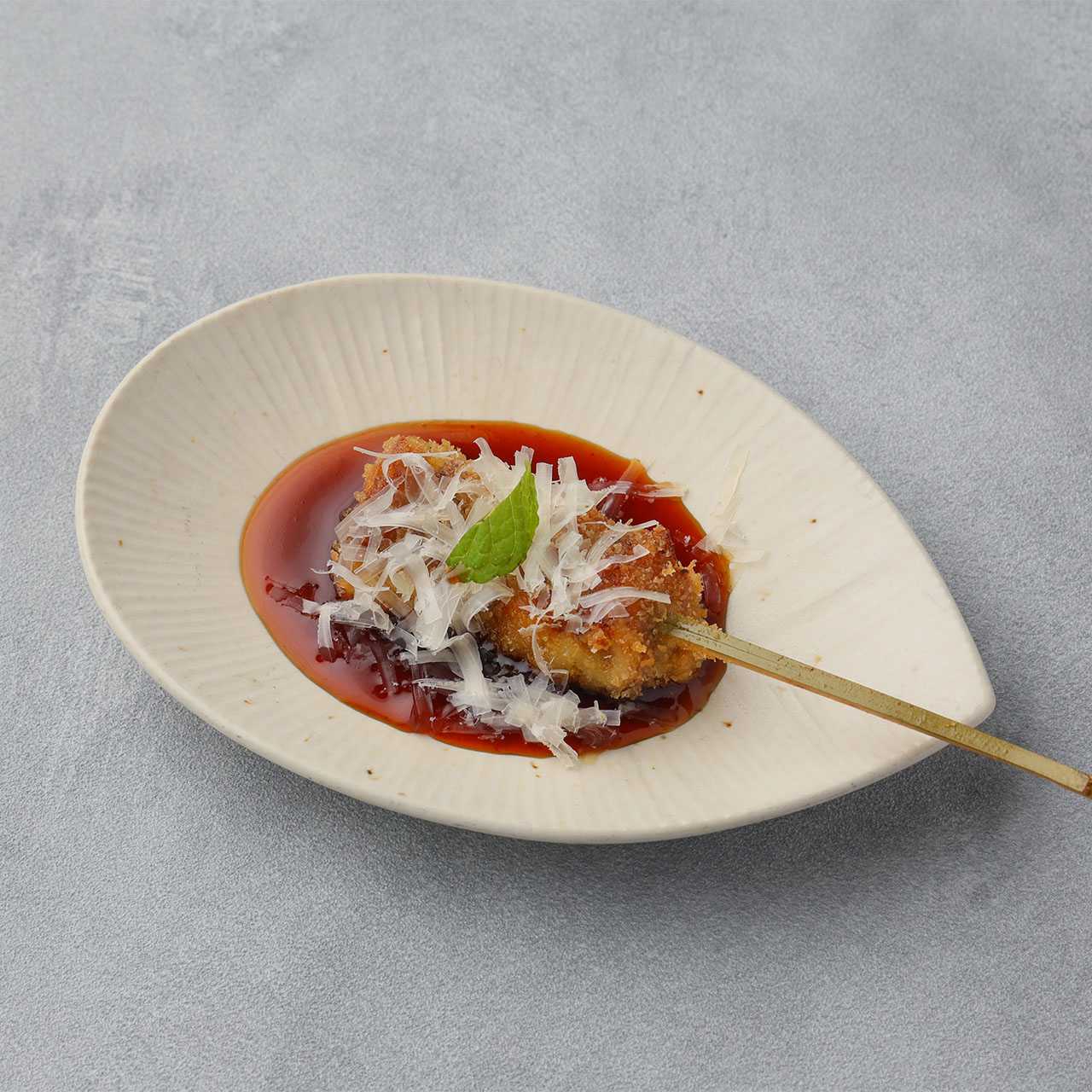 穴子　デュガスチーズと花椒