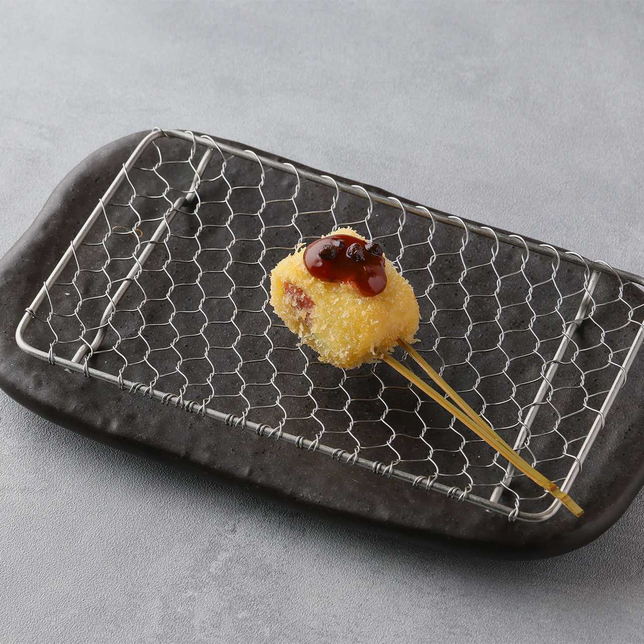 鴨肉韭菜卡門貝爾起司佐馬山椒醬