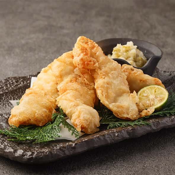 大分県郷土料理　鶏天　かぼす胡椒おろし
