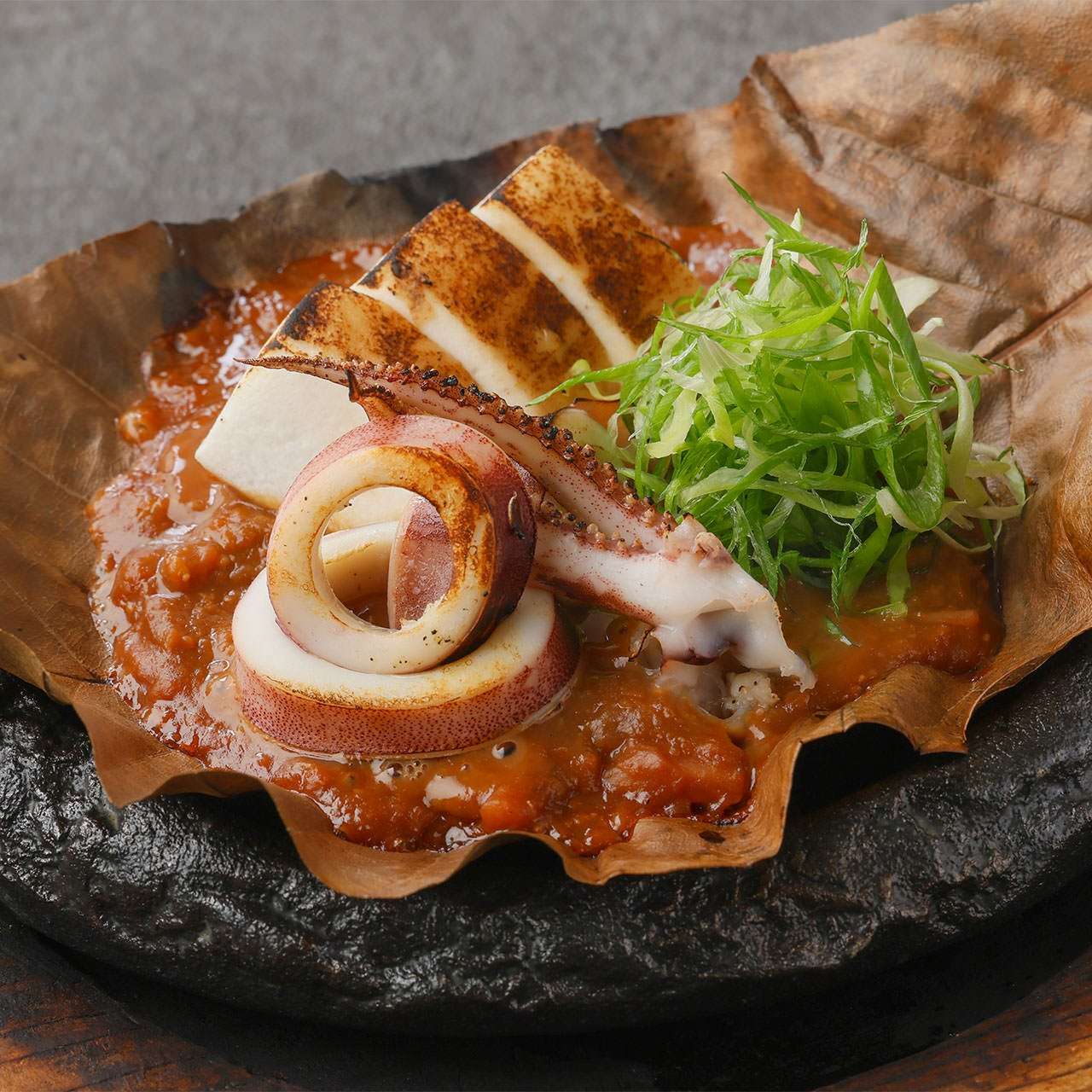 「能登小木港」船凍するめいか　��肝味噌