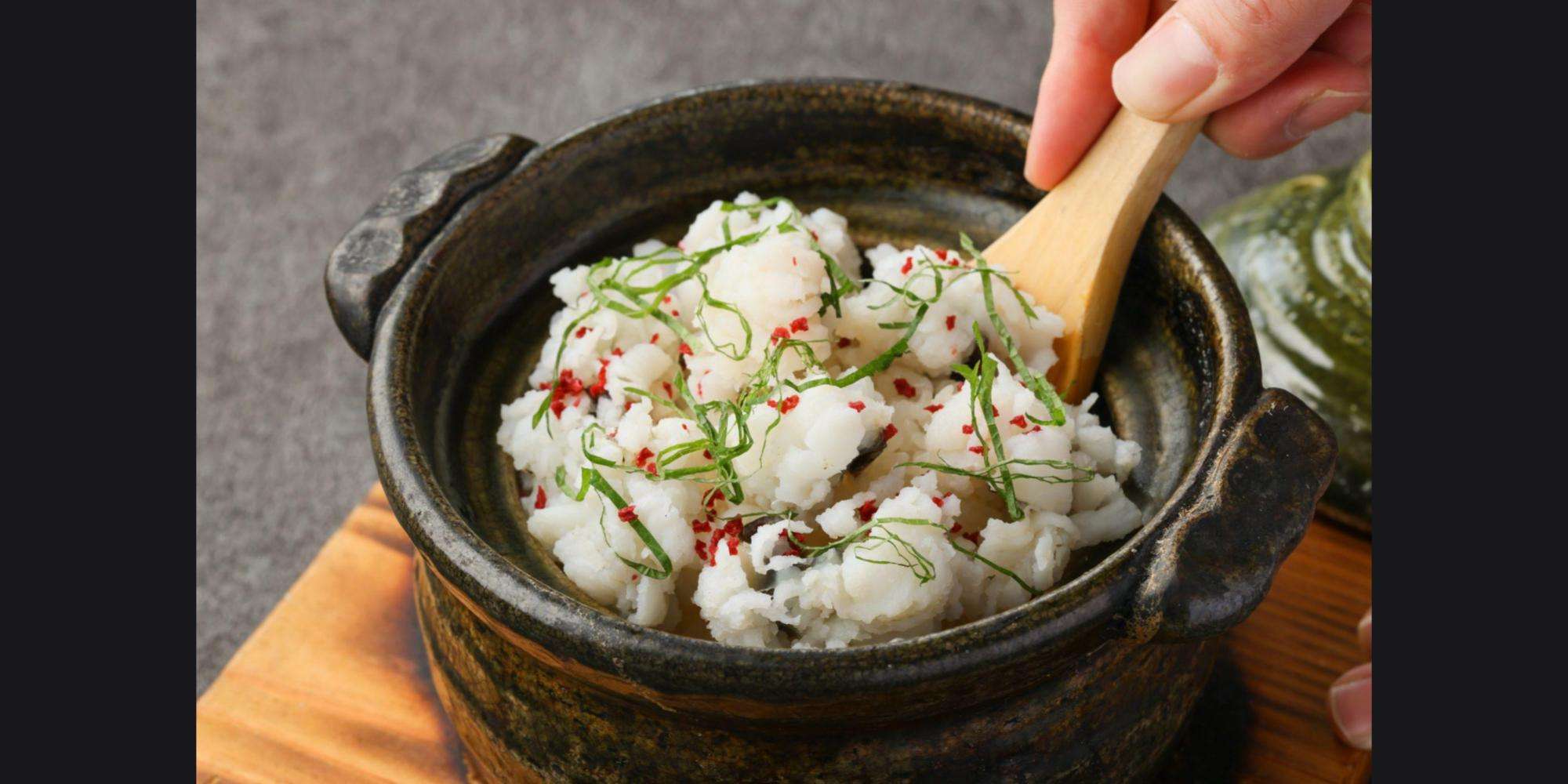 鱧の土鍋炊き込みご飯