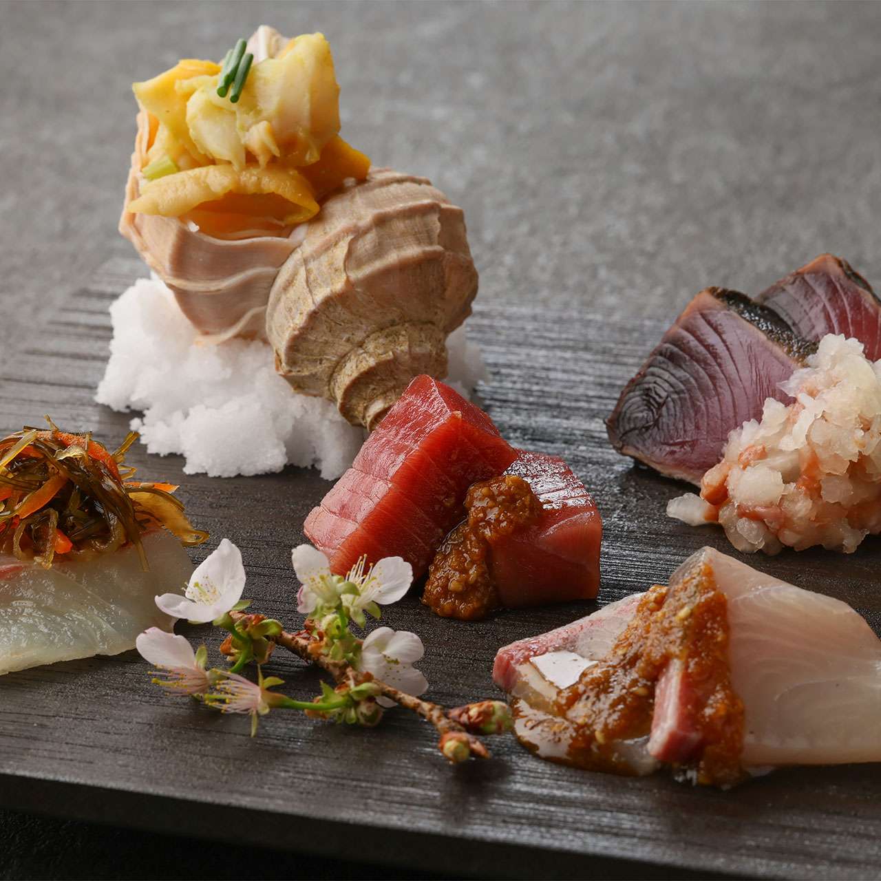 お造り五種盛り合わせ