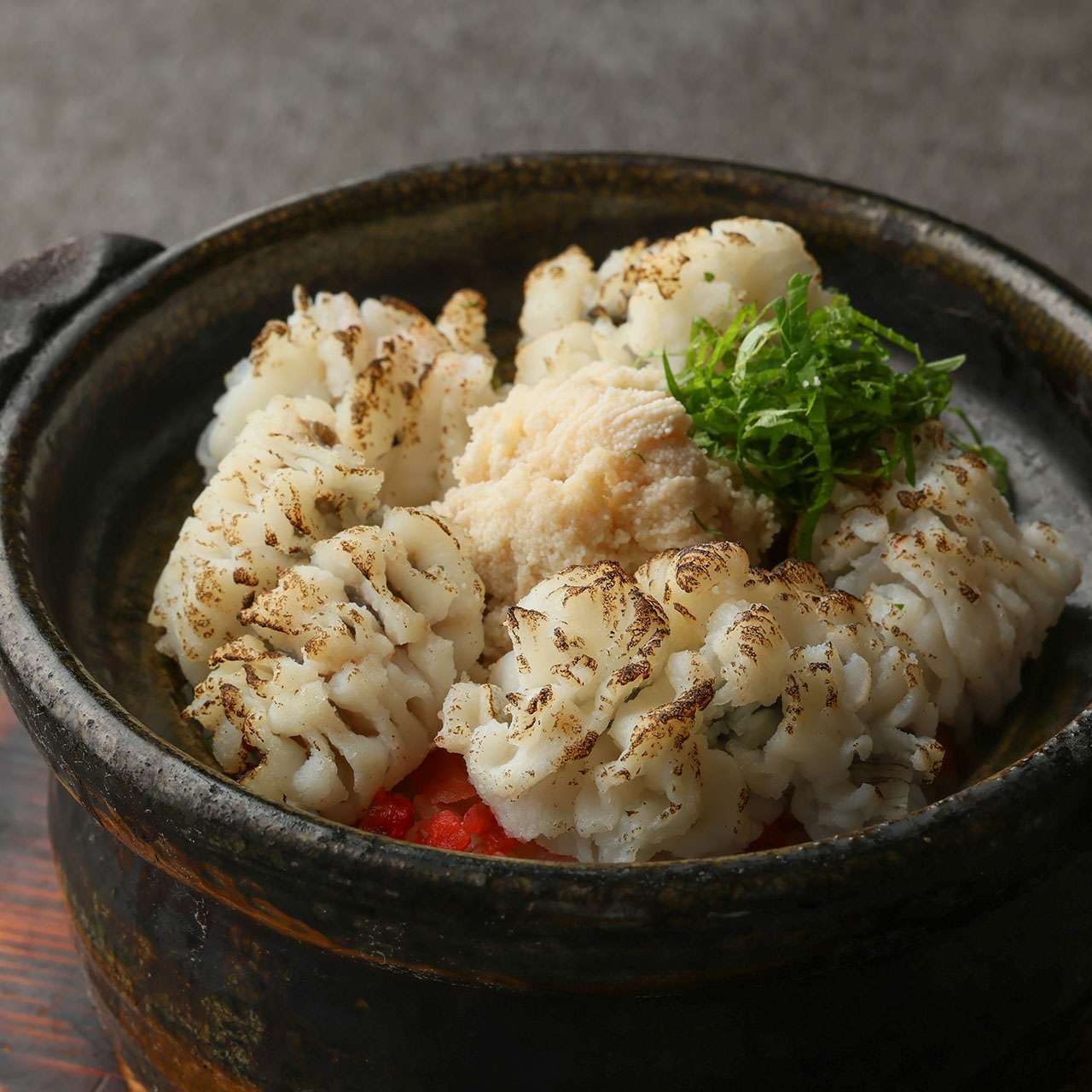 鱧と鱧子の土鍋炊き込みご飯