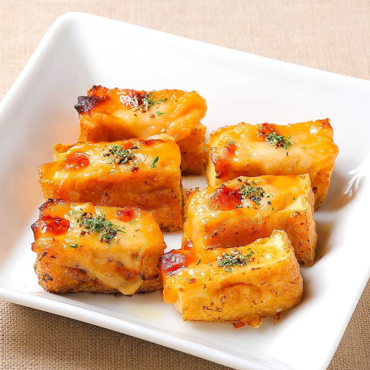 厚揚げの味噌チーズ焼き