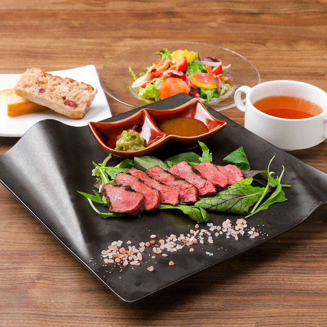 【土・日・祝限定】黒毛和牛のステーキランチ