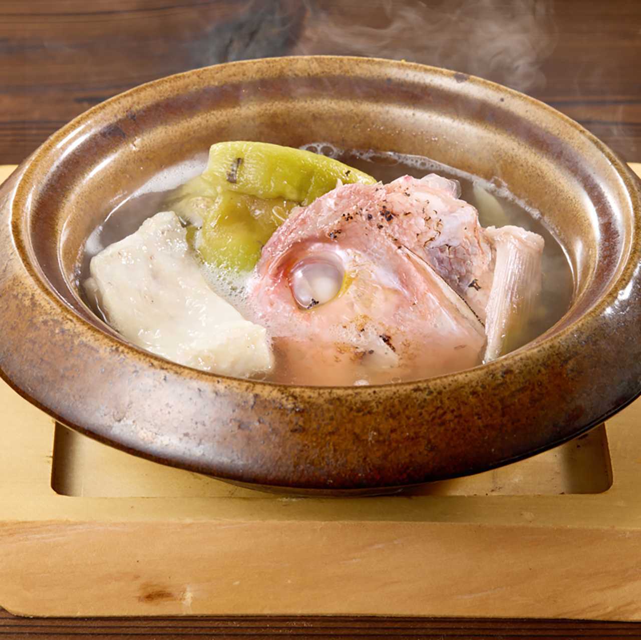 甘鯛と焼き式部茄子の土鍋蒸し