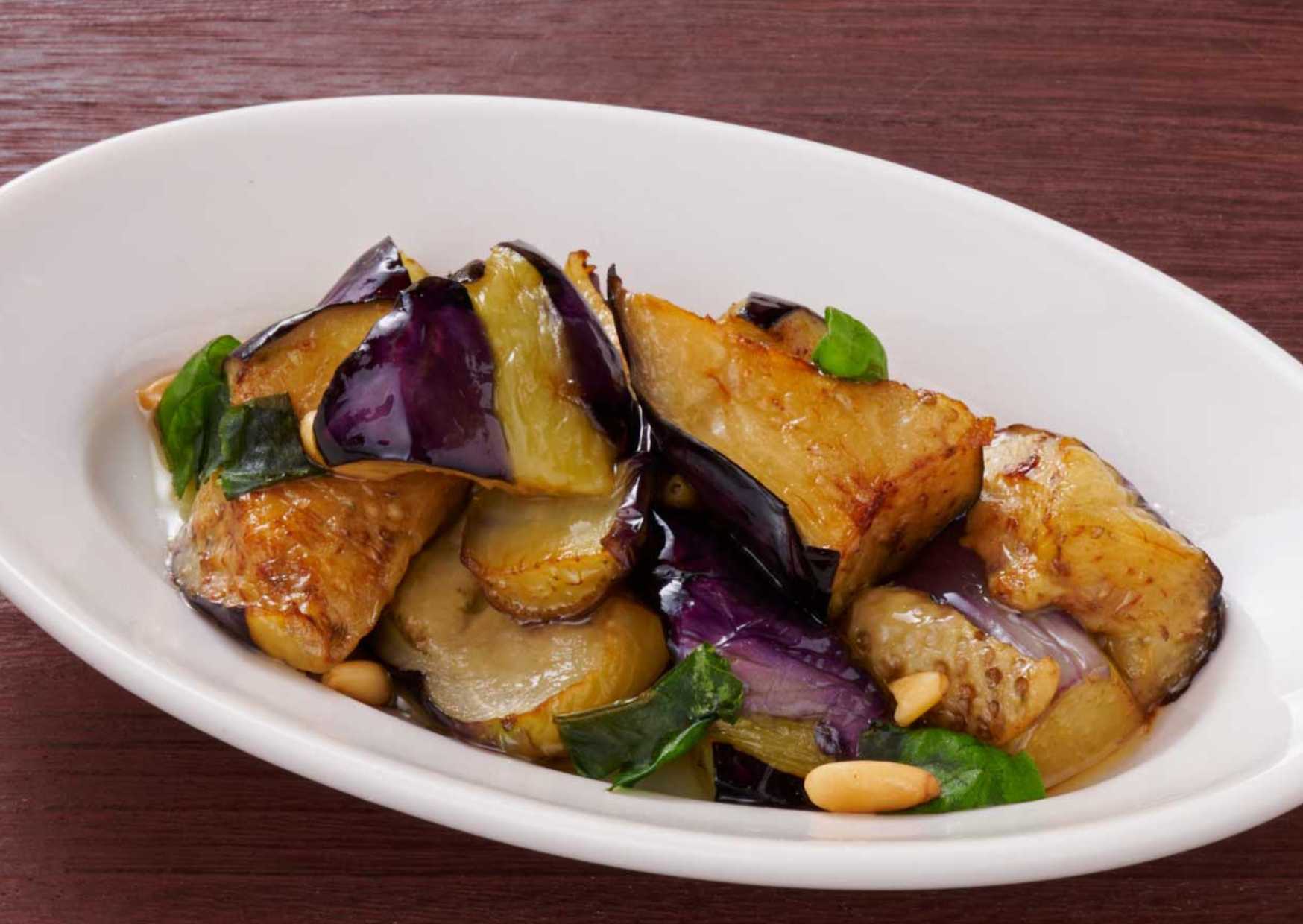 茄子のホワイトバルサミコマリネ