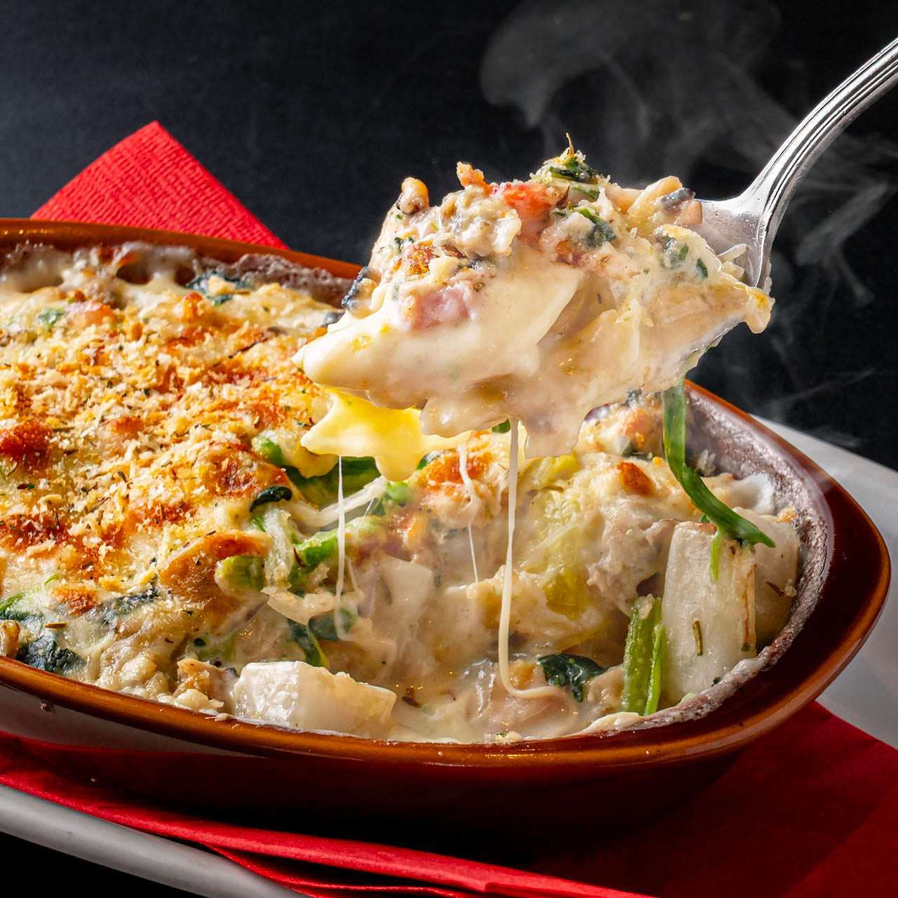 牡蠣と冬野菜のクリームグラタン“フィオレンティーノ“