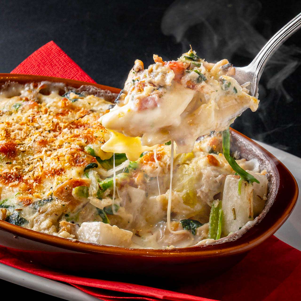 牡蠣と冬野菜のクリームグラタン“フィオレンティーノ“