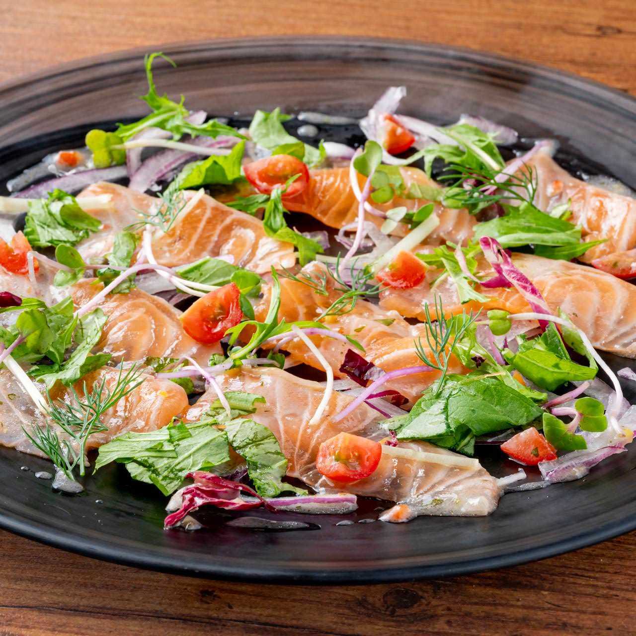 サーモンのカルパッチョ