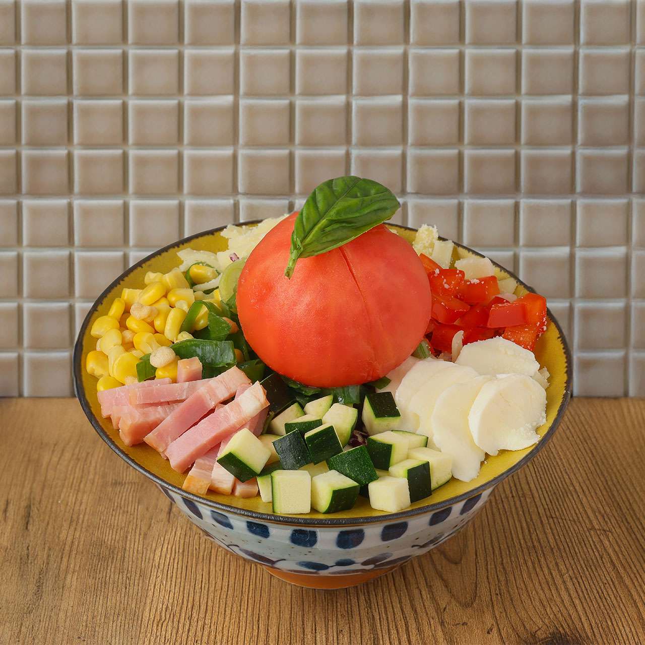 夏野菜のTHE・マルガリータもんじゃ