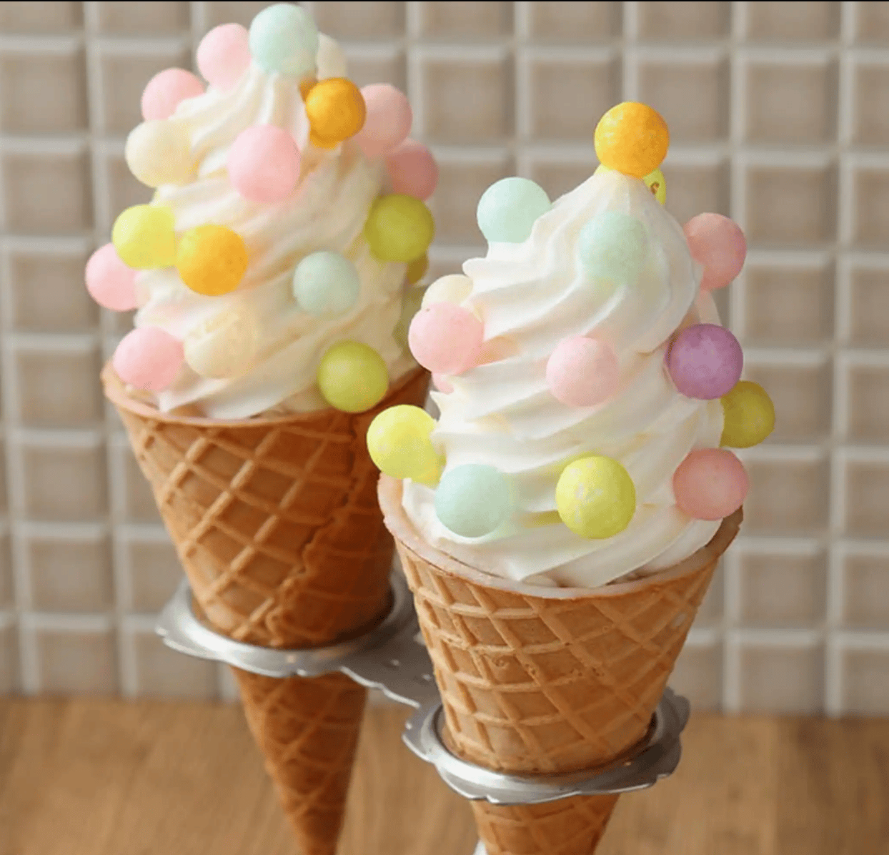 おいりソフトクリーム