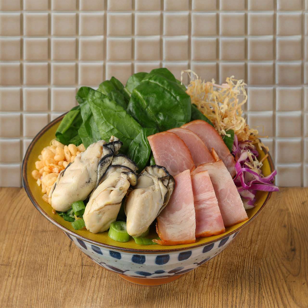 굴 시금치의 두유 크림 몬자