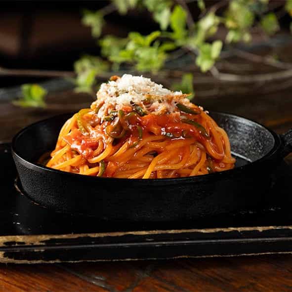 ピリ辛 鉄板ナポリタン